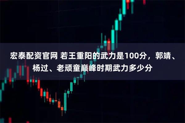 宏泰配资官网 若王重阳的武力是100分，郭靖、杨过、老顽童巅峰时期武力多少分